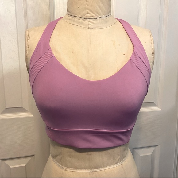 2 Avia Molded Split Racerback Sports Bra With Adjustable Straps Size Medium - Picture 4 of 13